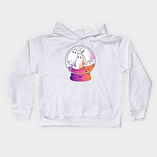 Magic Ghosts Glass Ball Classic Kids Hoodie